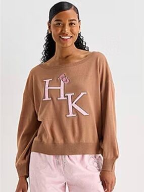 Hello Kitty Top Brown Pullover sweatshirt SMALL